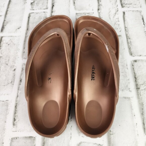 Birkenstock Honolulu Essentials EVA Women's Size US 7 EU 38 Copper Slides Sandal - Picture 6 of 10